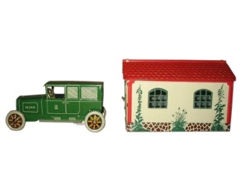 Tin Plate Lehmann Sedan Garage