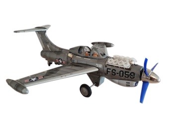 Tinplate Piston Aeroplane