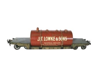 Bassett Lowke Flatrol Boiler Wagon