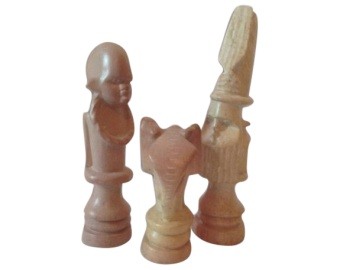 Soapstone Hand-Carved Chess Set