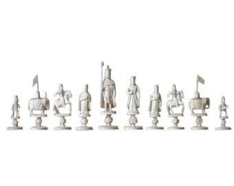 Antique Chinese Chess Set
