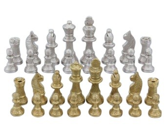 1970s Sterling Silver Chess Set