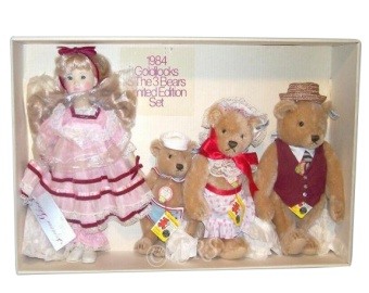 Steiff Goldilocks & Three Bears Set