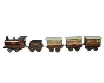 Bing Tin Plate LNWR Train Set