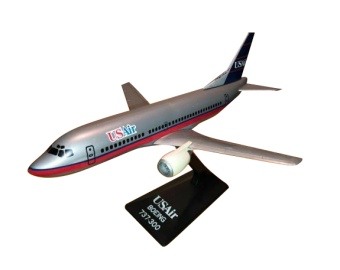 Vintgae US Airlines Boeing 737-300 Jet Plane Model