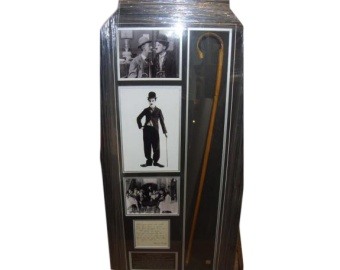 Charlie Chaplin Signed Montage