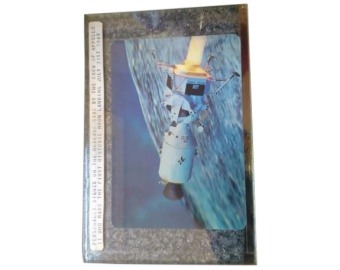 Apollo 11 3D Signed Space Postcard