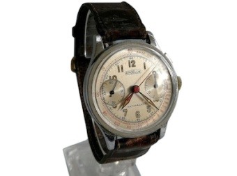 WW2 Angelus Monopusher Watch
