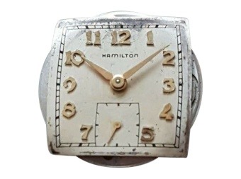 14ct Gold Hamilton Watch Movement