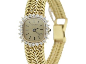 Movado Diamond Bezel Watch