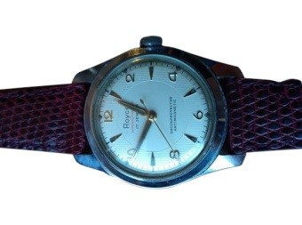Royce Guilloche Dial Watch