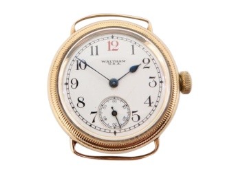 18ct Gold Waltham Watch
