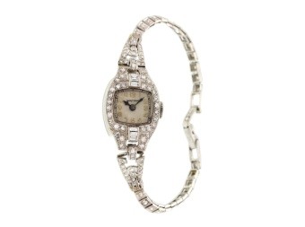 Waltham Platinum Ladies Watch