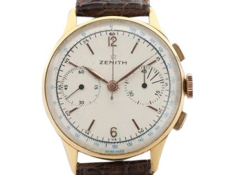 18ct Rose Gold Zenith Chronograph