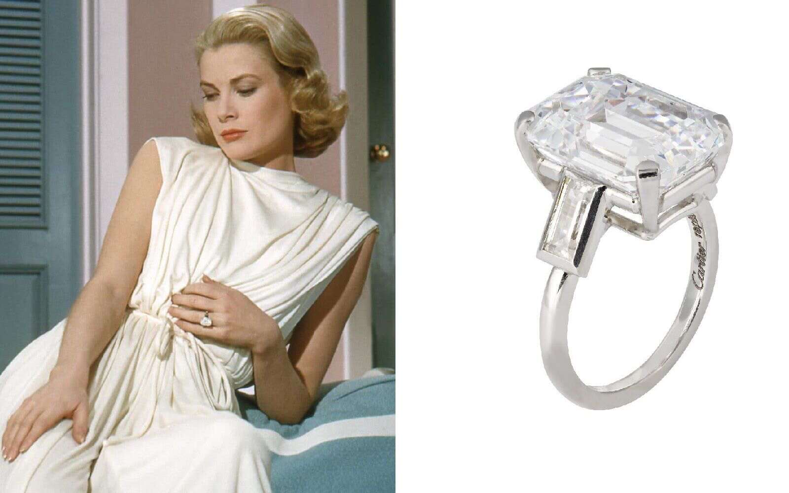 grace kelly high society engagement ring