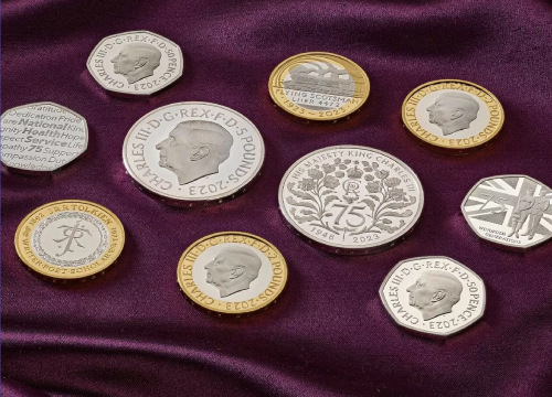Limited edition coins to commemorate the Coronation of King Charles